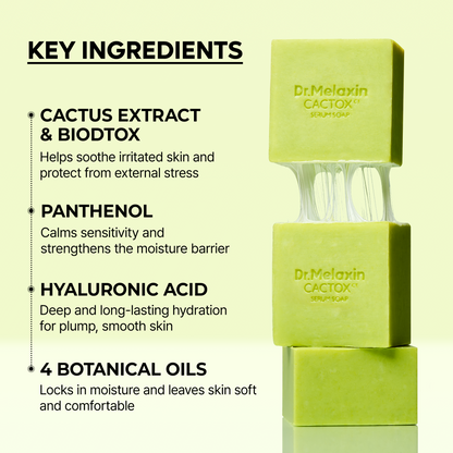 Cactox Pore Relief Serum Soap