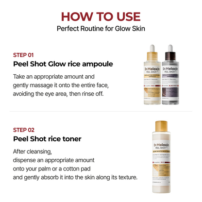 Peel Shot Rice Ampoule Duo