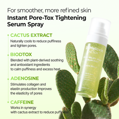 Cactox Deep Cleansing & Pore Care 4-Step Set