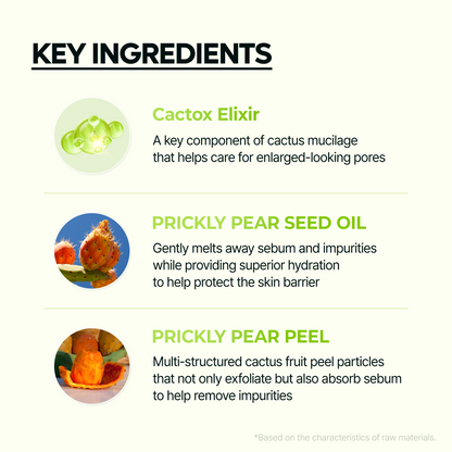 Cactox Pore Relief Scrub Cleansing Oil