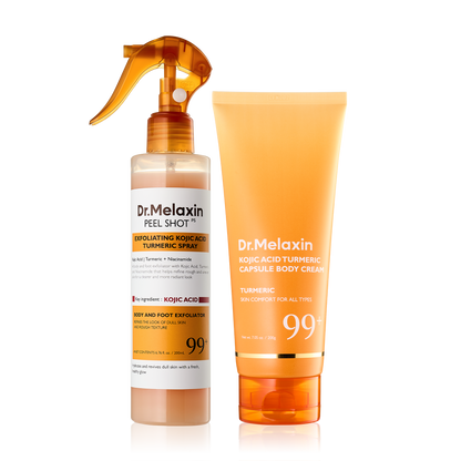 Kojic Acid Amber Face & Body Care Set